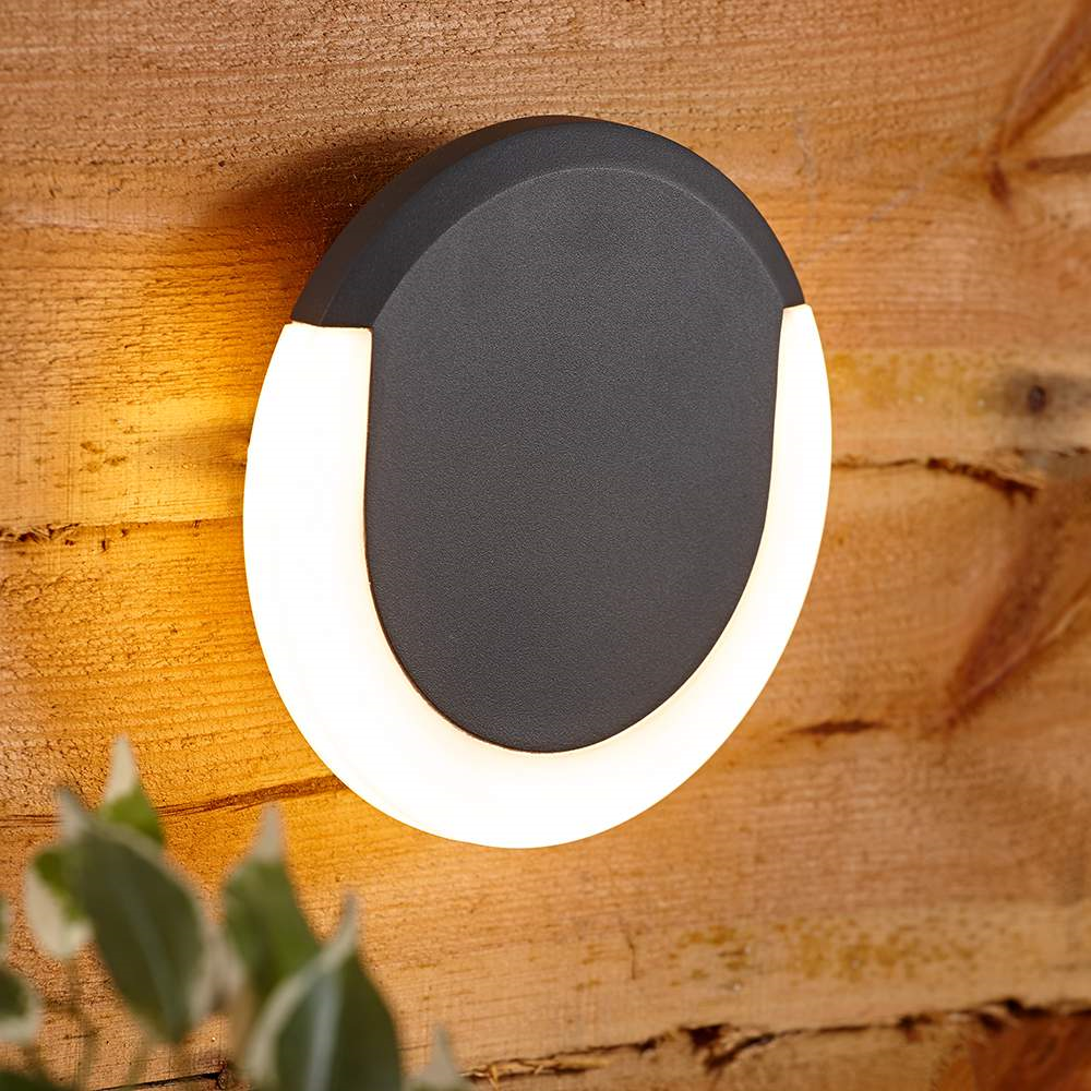 Click to view product details and reviews for Biard Crescent Large Halo Led Circular Wall Light Biard Crescent Halo Led Large Circular Outdoor Wall Light.